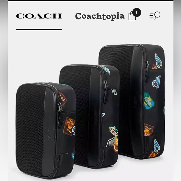 Coach Packing Cube Set With Travel Patches - Picture 6 of 13